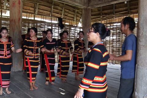 Tích cực tập luyện cho tuần lễ văn hóa du lịch tỉnh Kon Tum