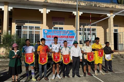 Giải Bóng chuyền nam Đại hội Thể dục Thể thao xã Đăk Mar lần thứ VII – năm 2025